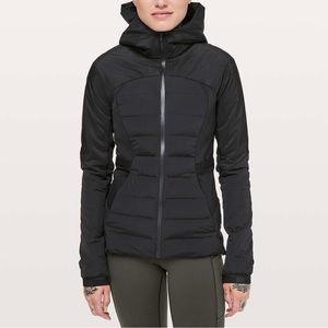 Lululemon down for it all jacket. Size 6. Black. NWOT